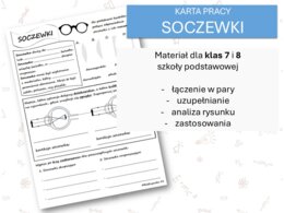 Fizyka 7 i 8. Karta pracy. SOCZEWKI. Optyka.