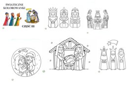 ŚWIĄTECZNE KOLOROWANKI. CZĘŚĆ III