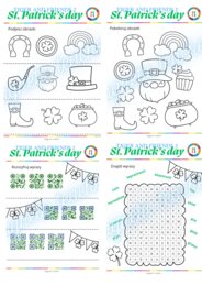 Tiger and friends 2 St. Patrick's day