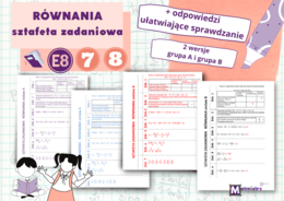 Sztafeta zadaniowa - RÓWNANIA