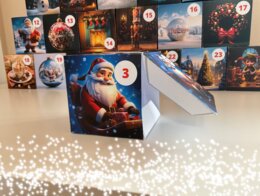 KALENDARZ ADWENTOWY MEGA ZESTAW NA ŚWIĘTA W DWÓCH JĘZYKACH PL ANG