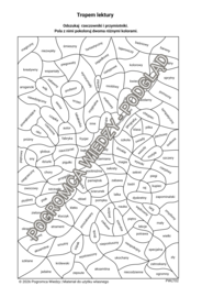 Akademia pana Kleksa - Tropem lektury (karta pracy + klucz odpowiedzi)