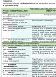 OPOWIADANIE TWÓRCZE W KLASACH 7-8: PAN TADEUSZ, BALLADYNA, LATARNIK