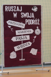 Dekoracja "Ruszaj w swoją podróż"