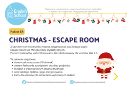 CHRISTMAS – Escape Room/ Stacje dydaktyczne (klasy 1-3)