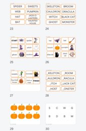 HALLOWEEN - Escape Room/ Stacje dydaktyczne (klasy 1-3)