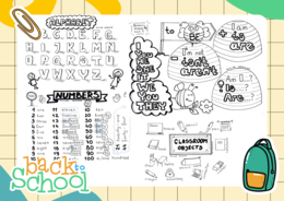 Notatki wizualne dla klasy 4 SP z angielskiego