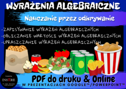 WYRAŻENIA ALGEBRAICZNE. Nauczanie przez odkrywanie – klasa 6-7