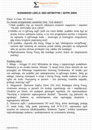 Matematyczny Escape Room: Eko-Detektywi i Szyfr Ziemi (Klasa 4)