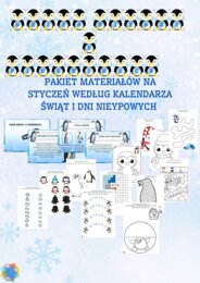 PAKIET MATERIAŁÓW NA STYCZEŃ WEDŁUG KALENDARZA ŚWIĄT I DNI NIETYPOWYCH.