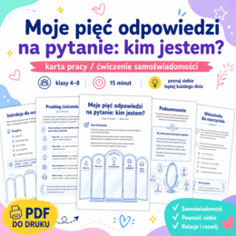 Moje pięć odpowiedzi na pytanie: kim jestem?