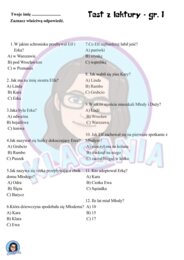 Sposób na Elfa- karty pracy