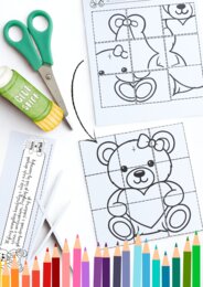 Dzień Pluszowego Misia - wklejka/karta pracy