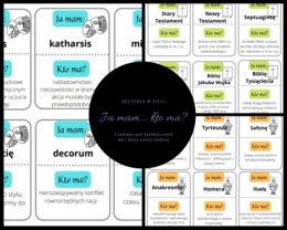 "Ja mam... kto ma?" 3 zestawy kart dydaktycznych - starożytność