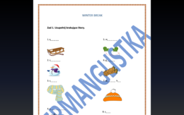 Ferie zimowe - winter break- ćwiczenia leksykalne z kluczem
