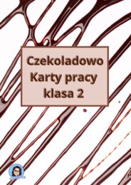 Czekoladowe karty pracy.  Klasa 2