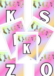 Dzień Kolorowej Skarpetki – napis dekoracyjny do druku