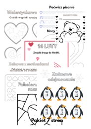 Materiały edukacyjne dla dzieci Walentynki