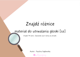 Różnice [sz]