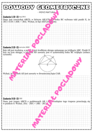 MINI MATURA. MATEMATYKA. Dowody algebraiczne i geometryczne.