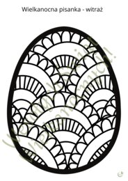 Wielkanocne pisanki - kolorowanki - witraże dla wielu grup wiekowych