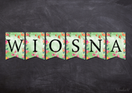 WITAJ WIOSNO! - GIRLANDA