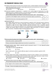 E8 Prędkość, droga i czas - zestaw zadań z matematyki