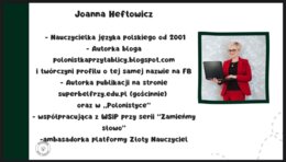 Jak uatrakcyjnić lekcje języka polskiego? Sprawdzone pomysły, aktywizujące materiały i kreatywne metody – webinar Asi Heftowicz