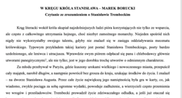 Geniusz w cieniu mecenatu. Marek Borucki – Stanisław Trembecki. Karta pracy z czytania ze zrozumieniem dla szkół ponadpodstawowych (z odpowiedziami)