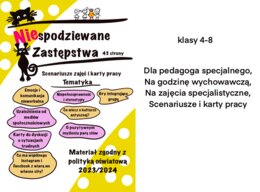 Scenariusze i karty pracy na zastępstwa, godzinę wychowawczą