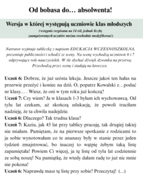 "Od bobasa do... absolwenta!"- scenariusz pożegnania uczniów szkoły podstawowej / ponadpodstawowej