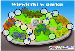 Wiewiórki w parku – Gra planszowa