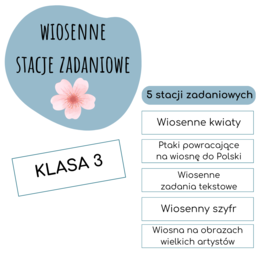 WIOSENNE STACJE ZADANIOWE dla 3 klasy