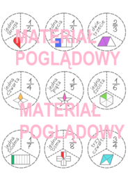 Ułamki zwykłe - zapisywanie i odczytywanie ułamków, ilustracja graficzna klasa 4, 5