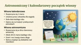 Wiosna - prezentacja, gazetka szkolna, materiały