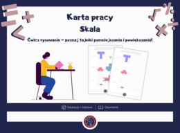 Karta pracy: Skala | Klasa 4 | 6 ćwiczeń + rozwiązanie | Gotowe do druku
