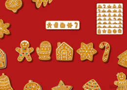 Układanie pierniczków według wzoru