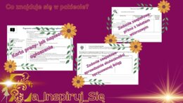 Ogłoszenie w kl. IV-VIII- karty pracy, scenariusz lekcji