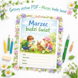 Marzec budzi świat. Karty pracy o zjawiskach wiosennych