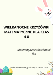 Matematyczne krzyżówki wielkanocne