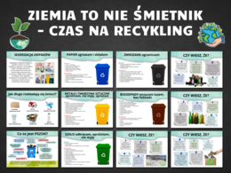 Zestaw edukacyjny: „Ziemia to nie śmietnik – czas na recykling!”