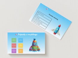 Modele przestrzenne. Prace recyklingowe z wykorzystaniem surowców wtórnych