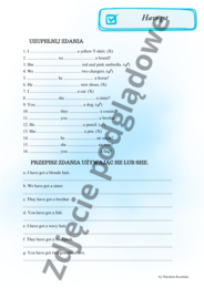 Brainy 5 unit 1 - karty pracy gramatyka