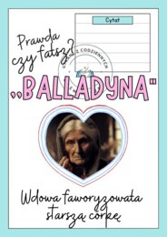 Prawda czy fałsz?-karty graficzne do lektury ,,Balladyna"