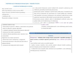 IPET. Indywidulany program edukacyjno - terapeutyczny.