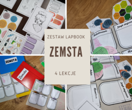 Kompletny lapbook do "Zemsty" A. Fredry