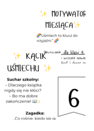 GAZETKA SZKOLNA NA CAŁY ROK - POZYTYWNIACZKI