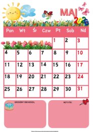 KALENDARZ ŚWIĄT TYPOWYCH I NIETYPOWYCH - na rok szkolny 2025/2026 wersja uzupełniona i czysta