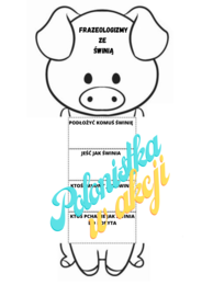 Frazeologizmy ze słowem świnia