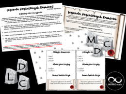 SYSTEM RZYMSKI - Legenda Zaginionych Kamieni. Rzymski system zapisu liczb (liczby rzymskie).